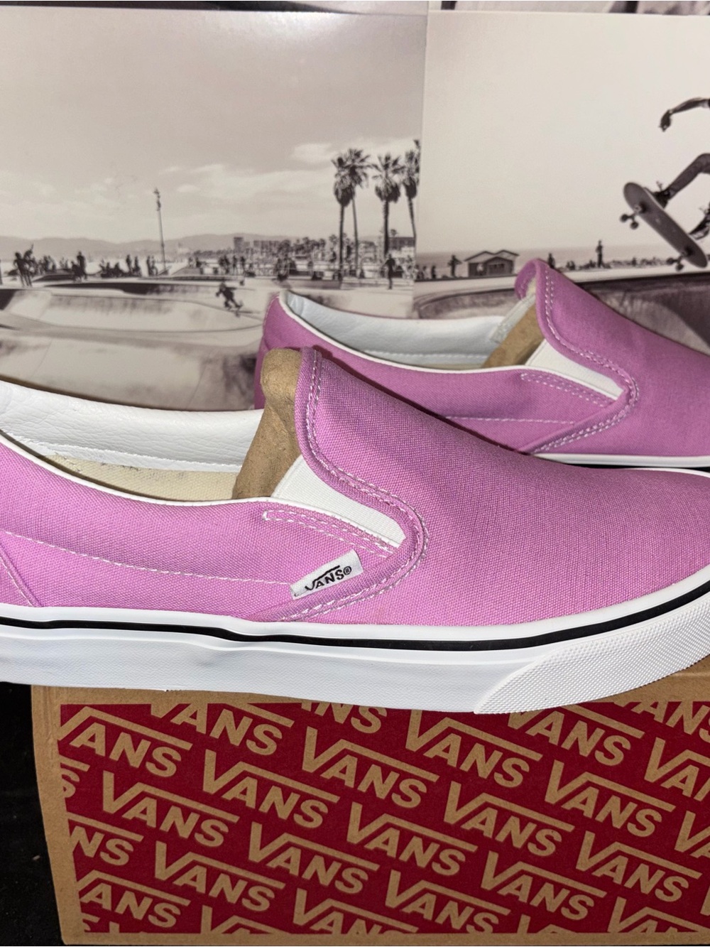 Vans Classic Slip On sz 8.0 Men’s 9.5 Woman - Picture 9 of 11